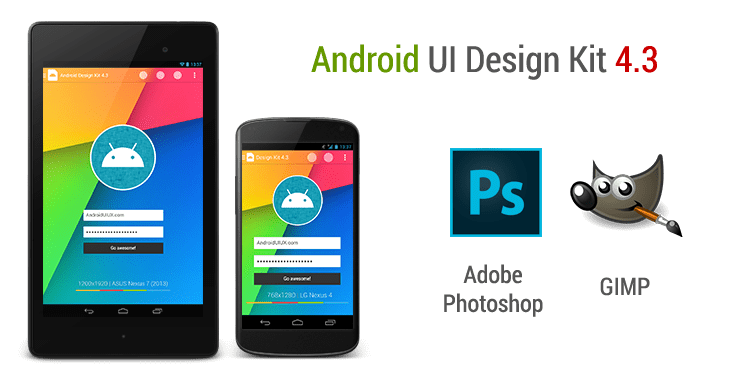 Android UI Design Kit 4.3